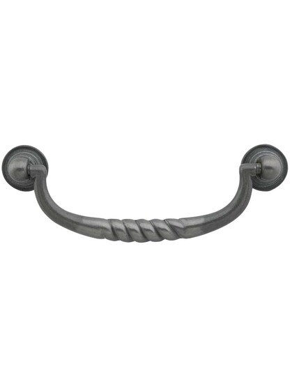 Eton Cabinet Pull - 3 3/4 inch Center-to-Center in Pewter Light.